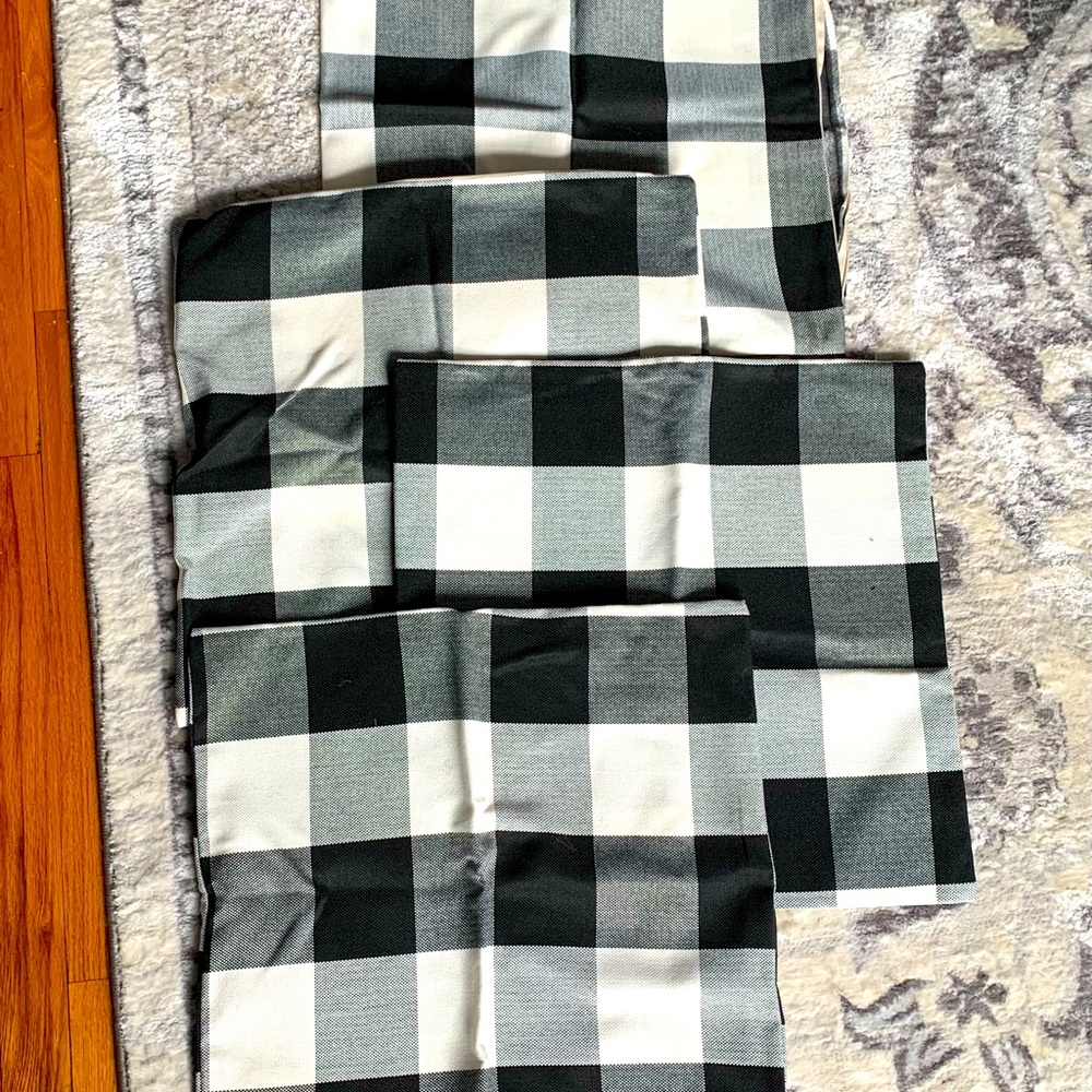 20x20 Buffalo Plaid Pillow Covers (set of 4)